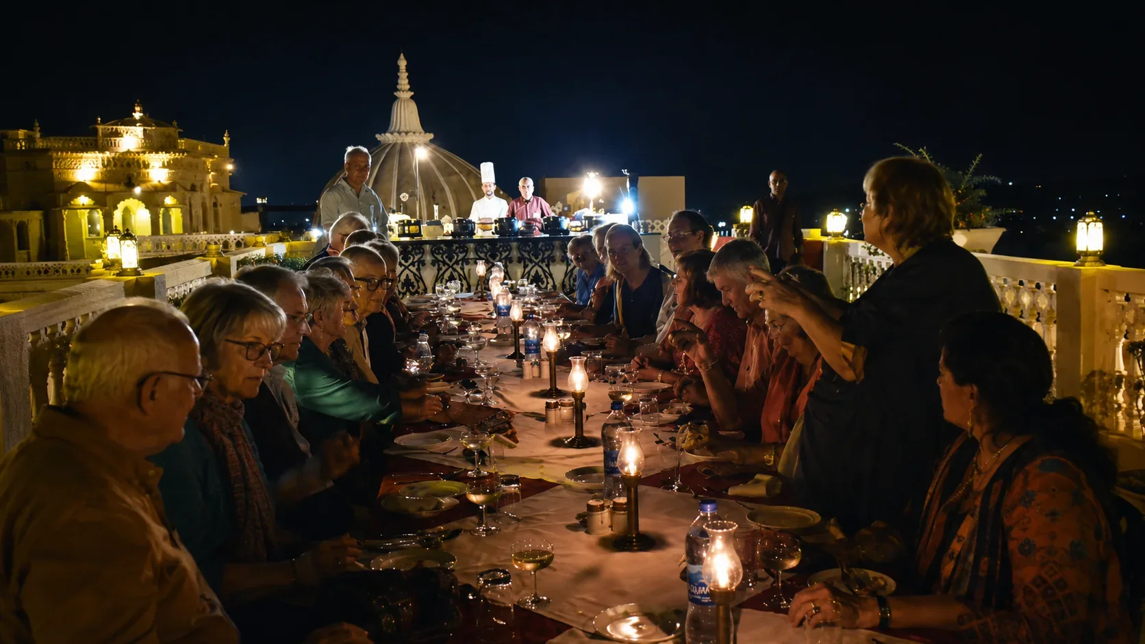 Champagne Dinner at Deogarh Mahal